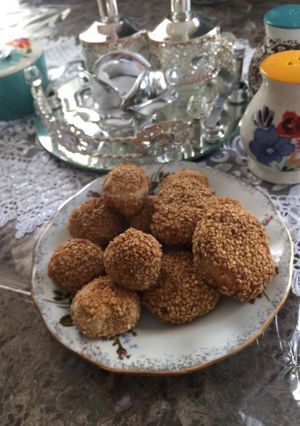 صورة لوصفة كليجه بالسمسم