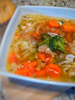 A picture of (INSTAPOT RECIPE) BEEF SOUP AND VEGGIES KID'S FAVOURITE.