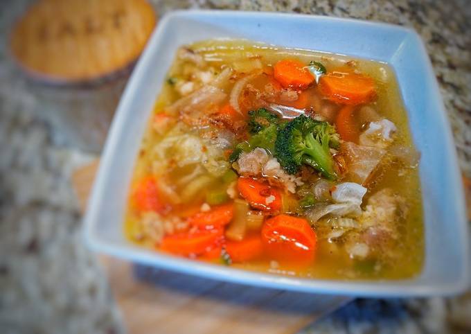 (INSTAPOT RECIPE) BEEF SOUP AND VEGGIES KID'S FAVOURITE
