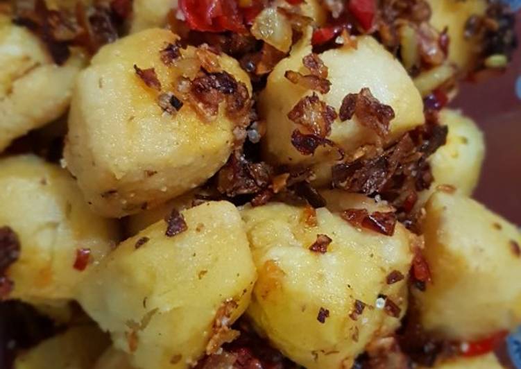 Bagaimana Membuat Tahu cabe garam, Sempurna