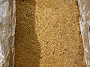 Una foto de barritas de plátano y avena