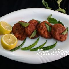 A picture of Chicken Shami Kababs.