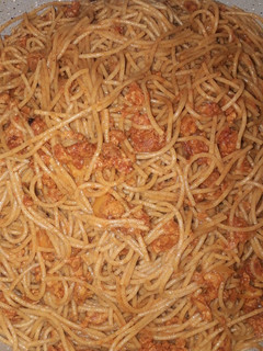 عکسی از دستور اسپاگتی سبوس دار
