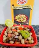 Black chana peanut salad