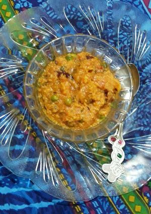 A picture of Healthy Broken Wheat (Dalia) Khichdi.