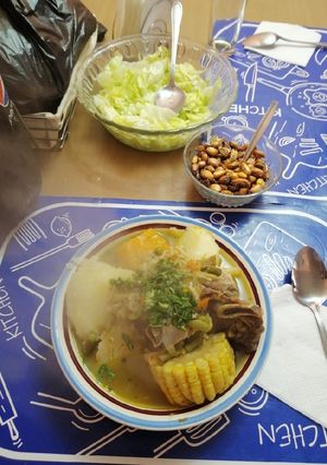 Una foto de Cazuelita de huesitos a lo Toña