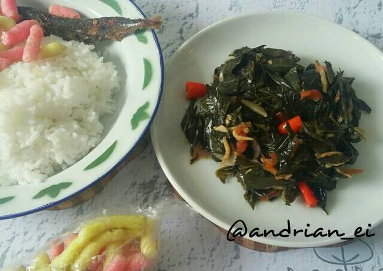 Resep Tumis Teri Daun Singkong Anti Gagal