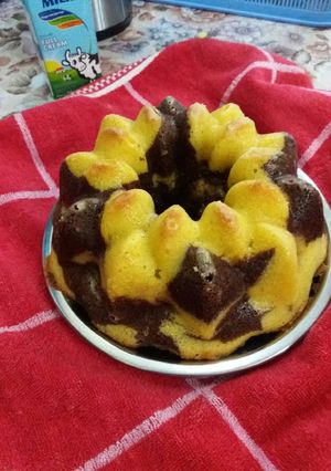 Foto resep Marble cake (bolu zebra)