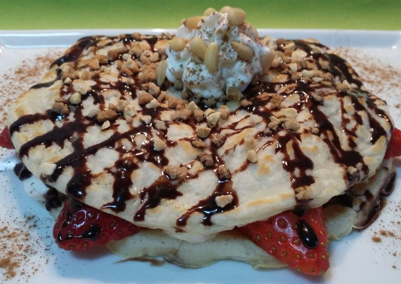 Tortitas con fresas