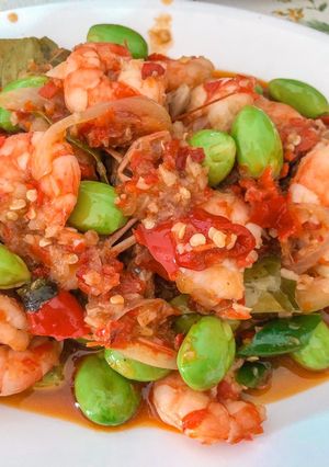 Foto resep Udang pete pedes