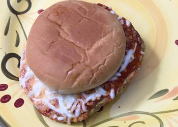 Easiest Way to Recipe Perfect Chicken parm burgers