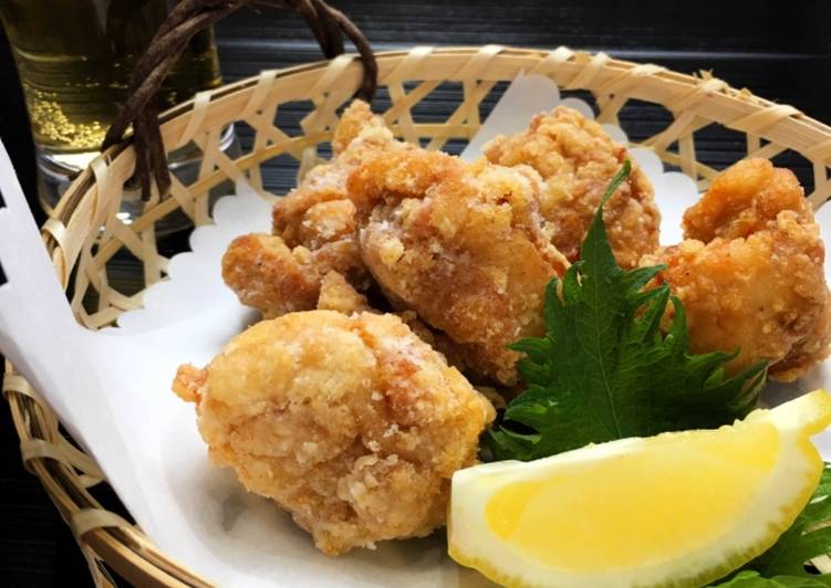 Steps to Cook Tasteful Tori no Karaage (Japanese style fried chicken)