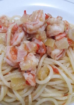 Foto resep Spaghetti aglio e olio simple enak No enek