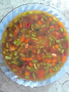 Foto resep Sayur asem asem buncis wortel
