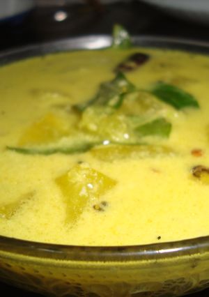 A picture of Cucumber Curry in Curd.