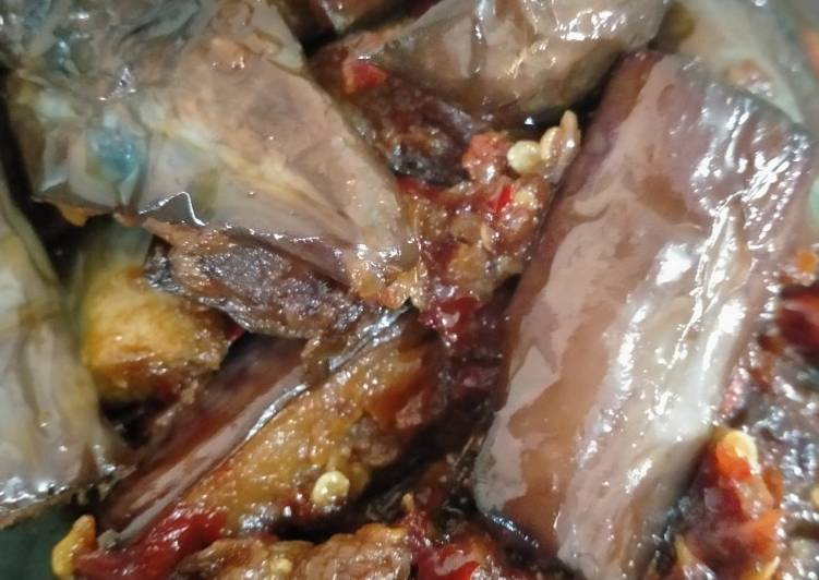 Terong goreng balado