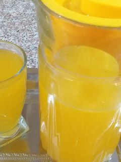 صورة لوصفة عصير البرتقال والليمون المنعش للشهر الكريم🍋🍊