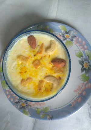 A picture of Paneer kheer.
