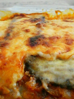 Una foto de Pastel de berenjenas