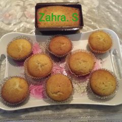 A picture of Fresh orange cupcakes.