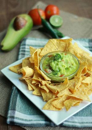 Foto resep Nachos Guacamole