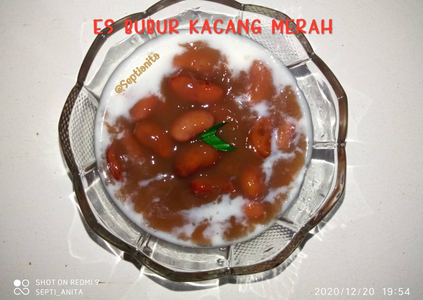 14. Es Bubur Kacang Merah