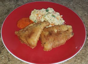 Una foto de Base para rebozar pescado frito