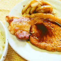 A picture of Ginger pork steak (Shougayaki in JPN).