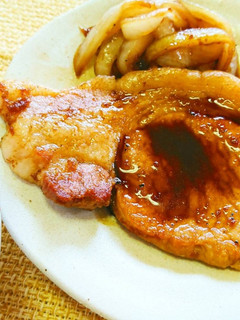 A picture of Ginger pork steak (Shougayaki in JPN).