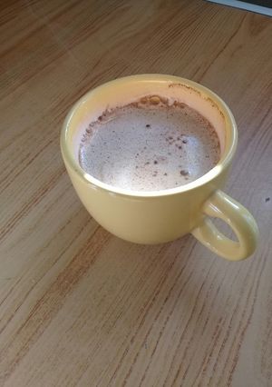 Una foto de "Café" con cebada y canela🍵