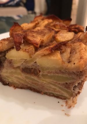 Una foto de Tarta de manzana saludable