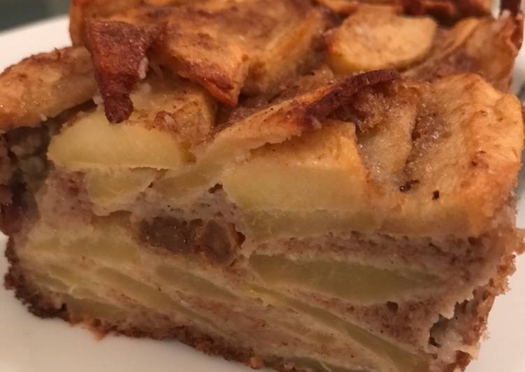 Tarta de manzana saludable