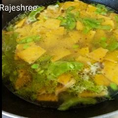 A picture of Surti Papdi Dhokli.