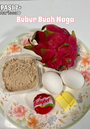 Foto resep MPASI 7+ bubur buah naga (BB BOOSTER)