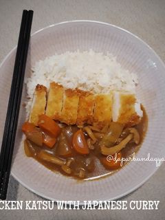 Foto resep Chicken katsu with japanese curry