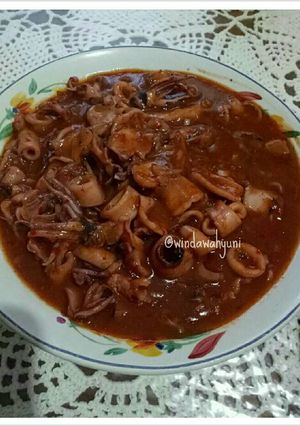 Foto resep Cumi Saus Padang
