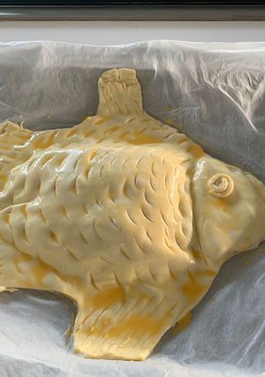 Une photo de Tourte saumon poireaux