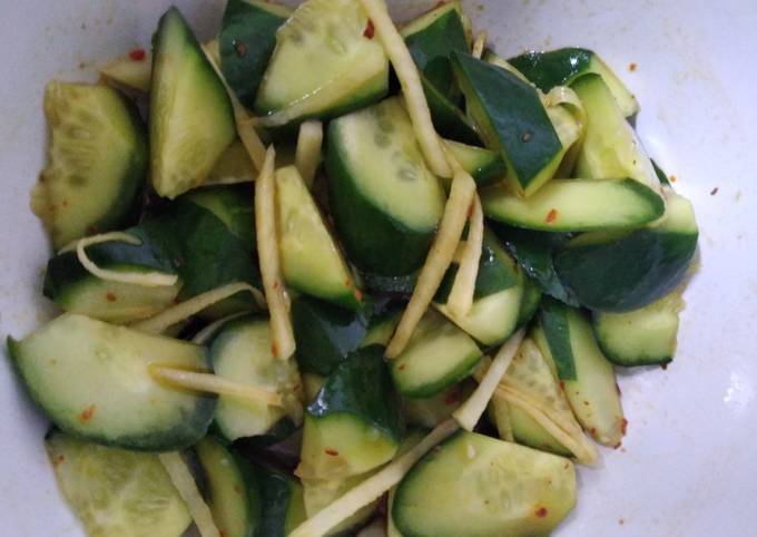 Quick pickle cucumber recipe main photo