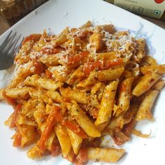 A picture of Cheese pasta.