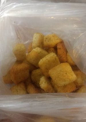 Una foto de Crotones caseros