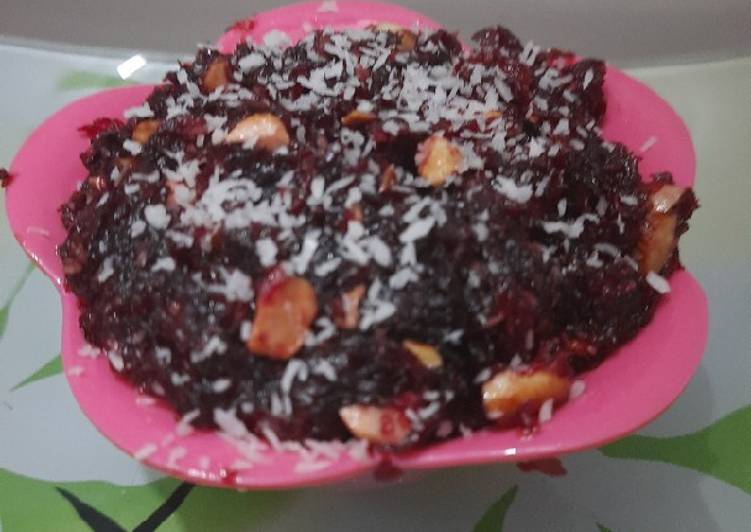 Step-by-Step Guide to Prepare Any-night-of-the-week #GA4 Apple Beetroot Halwa