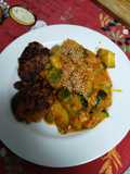 Curry de zapallitos italianos