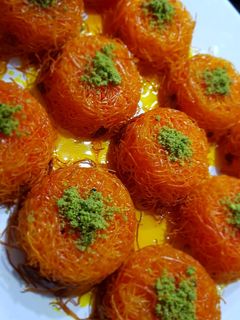 صورة لوصفة كب كيك كنافة بالجبنة