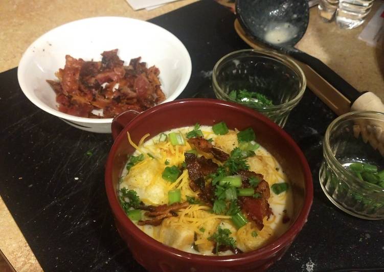 Loaded potato soup instant pot ip Loaded potato soup instant pot ip