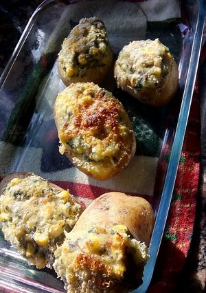 Una foto de Papas rellenas
