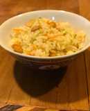 Arroz thai con verduras y cacahuates