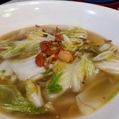 Chinese Cabbage with Scallop Soup A picture of Chinese Cabbage with Scallop Soup.