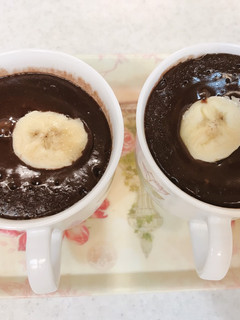 عکسی از دستور کاپ کیک شکلات و موز😋