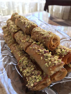 عکسی از دستور باقلوای گردویی