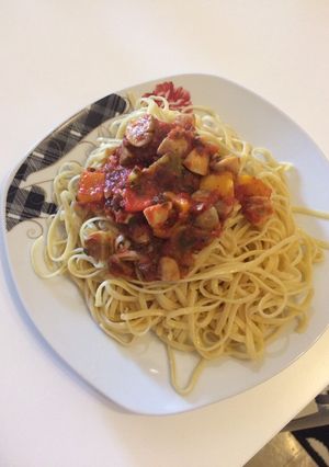 Φωτογραφία της συνταγής Η μακαρονάδα των vegeterians🤤🤤